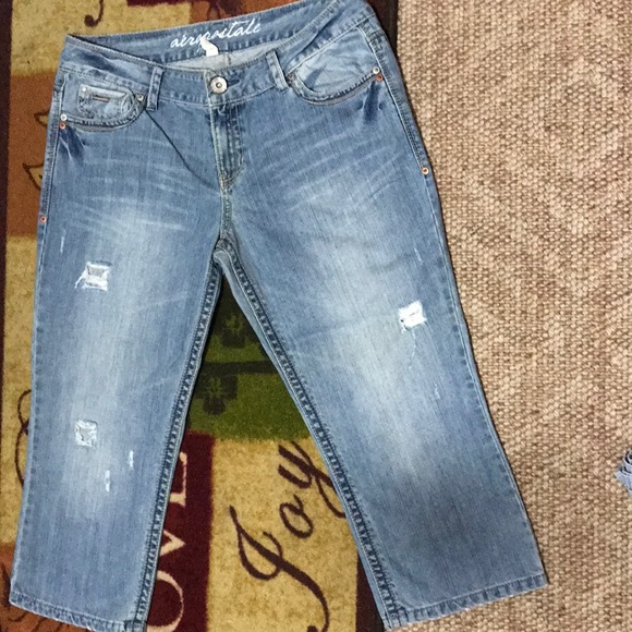 ❌SOLD❌Gorgeous AEROPOSTALE JEAN CAPRIS size 13/14 - Picture 7 of 8